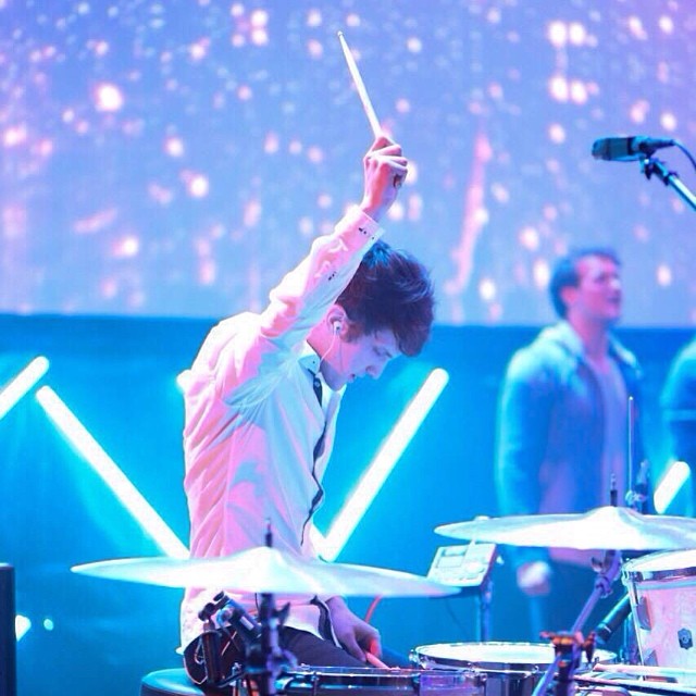 Ryan Buck — playing drums live